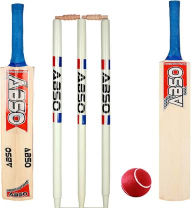 abso Cricket Set, Cricket Bat Size 6, Age Group 13-14 years, 3 Stumps Wicket, 1 Ball Cricket Kit