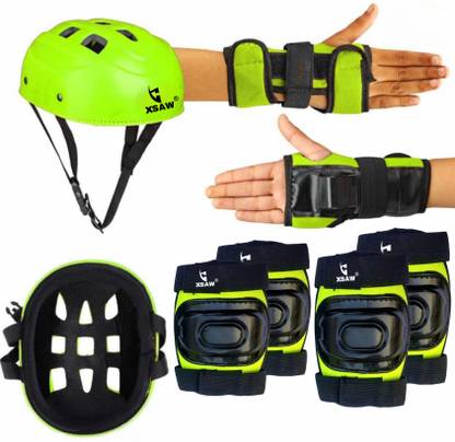 XSAW Protective Gear Set for Cycling Riding Sports Age for 15+ Year Blue Skating Kit Skating Kit