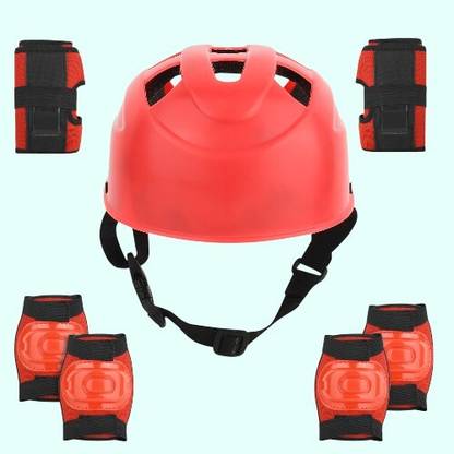 SPEEDFOX Kids helmet Kit for Cycling and Skating With Helmet , knee & elbow guard , glove Cycling Kit