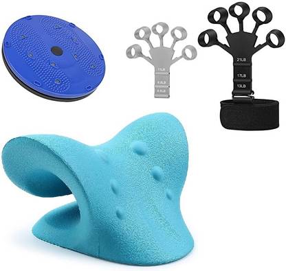 CODIVER Tummy trimmer twister Finger exerciser and New neck support Fitness Accessory Kit Kit