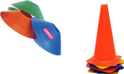 H P Creation combo 6 cone marker, 10 space marker fitness combo Football & Fitness Kit