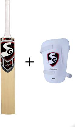 Batte De Cricket SG Sierra Plus Saule Cachemire - Taille 6 Pour 11-13 Ans - Avec Housse