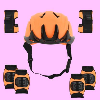 SPEEDFOX Protection Kit-Kids Helmet+Elbow Guard+Knee Guard+Hand Guard Cycling Guard Combo Cycling Kit