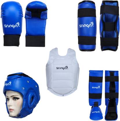 Snaga Karate Kit with Moulded Karate Gloves For 10-13 Years Age Boxing Kit