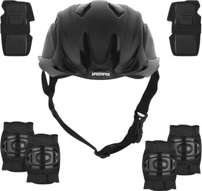 SPEEDFOX safety cycling kit for kids– Helmet, Knee Pads, Elbow Pads & Wrist Guards Cycling Kit