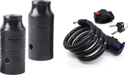 Gymisa Bicycle Anti Theft Key Lock With Foot Rest Stand Cycling Kit