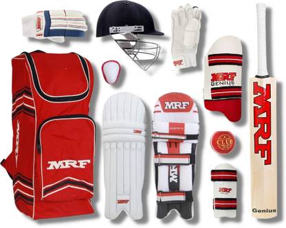 HRSGS SPORTS MRF Grand Edition (Genius) VK-18 Virat Kolhi Complete Cricket Kit