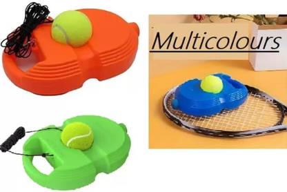 Playvista Tennis Rebound Ball with String Self Tennis Practice Ball Tennis Ball Multicolor Tennis Kit