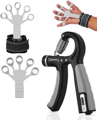 Pheonix GYM COMBO OF FINGER EXERCISER & HAND GRIPPER WITH COUNTER Fitness Accessory Kit Kit