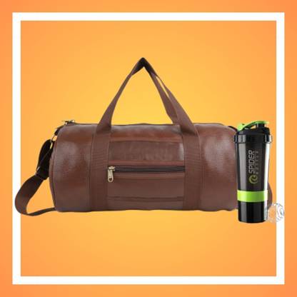 TRUE INDIAN Gym Bag Combo For Men & Women 700ML Gym Shaker Bottle Yoga Kit