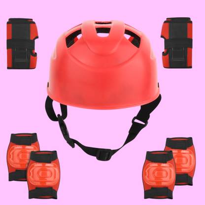 SPEEDFOX Skating Guard Kit for Skating,Cycling free Size(7pcs set)Skating Helmet for kids Cycling Kit