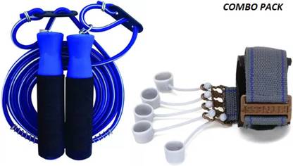 CODIVER Skipping rope with finger hand exercise Fitness Accessory Kit Kit