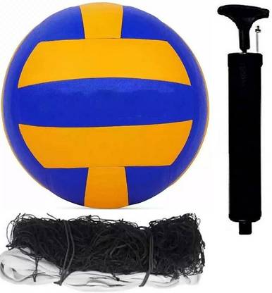 HOC CLASSIC VOLLEYBALL with NYLON NET and PUMP COMBO Football & Fitness Kit