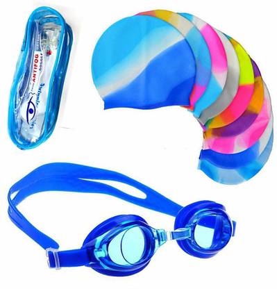 SVNFOXX SwimCap with Swimming Goggles Swimming Kit
