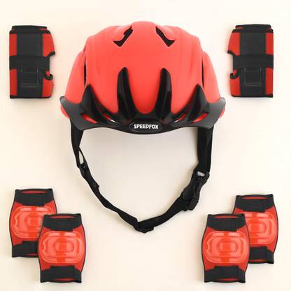 SPEEDFOX Ultimate Protective Gear for kids– Helmet, Knee Pads, Elbow Pads & Wrist Guards Cycling Kit