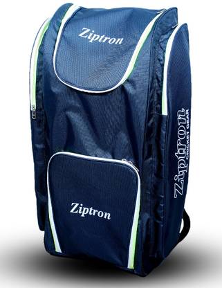 ziptron Solid Colour Cricket Kit Bag BLUE&WHITE Pattern Cricket Kit
