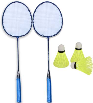 LYCAN Double Shaft Double Wiring Soft Grip Badminton Kit
