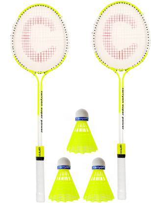 MegaPlay Badminton Smash Double Wiring Soft Grip with 3Pc shuttle cock Badminton Kit