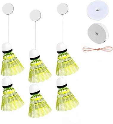 WATER FOUNTAIN Badminton Self-Practice, Badminton Single-Player Rebound Trainer Elastic Badminton Kit