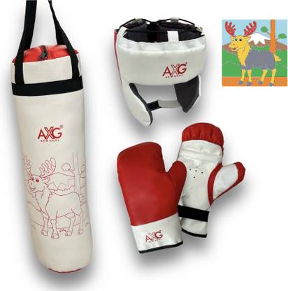 AXG NEW GOAL Filled Set (18 inch) suitable for 4 To 10 years creative children Boxing Kit