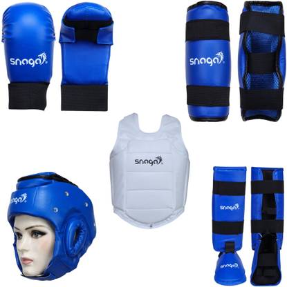 Snaga Karate Kit with Moulded Karate Gloves For 10-13 Years Age Boxing Kit