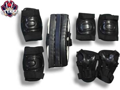 STYRKR Protective Guard Cycling Set 7 in 1 Medium Size 11-15 Year Cycling Helmet Kit Cycling Kit