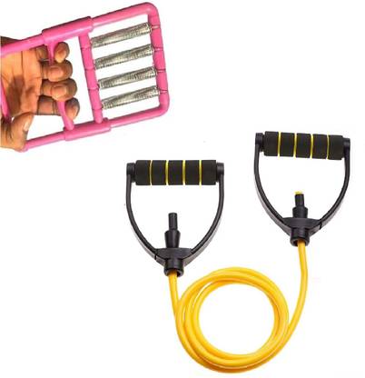 Dr Pacvu Set 2|Toning Tube & 1 Fingers arms Stretcher|Body Stretching, Exercise Equipment Fitness Accessory Kit Kit