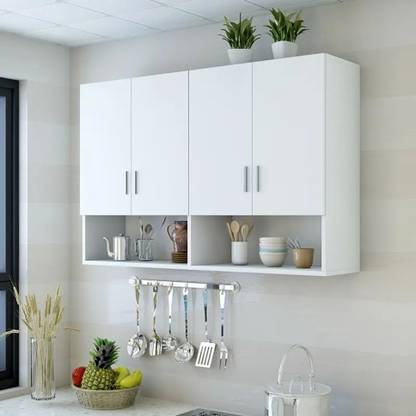 Spyder Craft Matte Finish Wall Mounted Kitchen , Bathroom , Office File Cabinet Multi Purpose Engineered Wood Kitchen Cabinet
