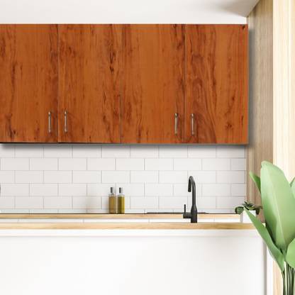 SPECIALITY PANELS 4 Doors Modular Wall Cabinet with 10 years guarantee against Borer & Termites Engineered Wood Kitchen Cabinet