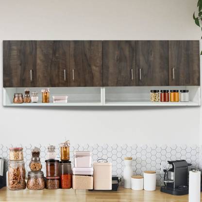 SPECIALITY PANELS 6 Doors Modular Wall Cabinet with Borer & Termites Free Assembly Engineered Wood Kitchen Cabinet