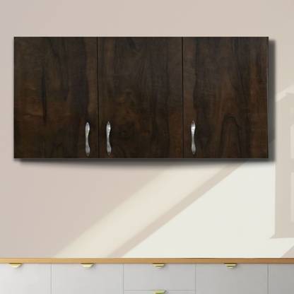 SPECIALITY PANELS 3 Doors Modular Wall Cabinet with 10 years guarantee against Borer & Termites Engineered Wood Kitchen Cabinet