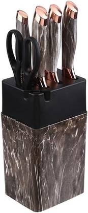 RUDROIMPEX 1 Pc Plastic Knife Set Non-Stick Non-Slip Sharp Stainless Steel Kitchen Knife Set with Storage Suitable