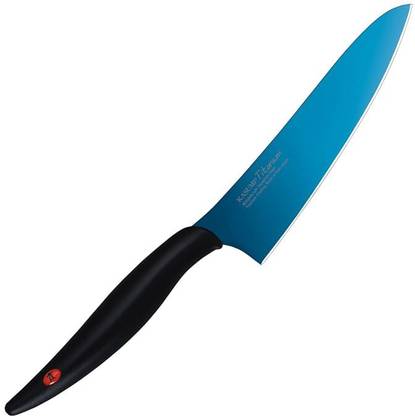 KASUMI 1 Pc Stainless Steel, Carbon Steel Knife Titanium Chef Knife |Molybdenum Vanadium Steel | All Purpose | Made in Japan.