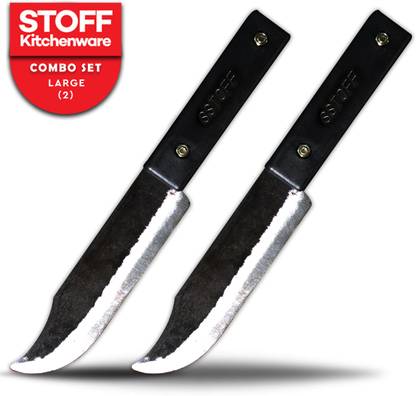 Stoff 3 Pc Iron Knife Set Kitchen Utility Knife, Professional Chef’s Knife, Permium Quality (set of 2)