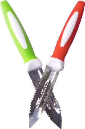 Prime Vastra 2 Pc Stainless Steel Knife Set Fruit Peeler for Kitchen Stainless Steel Vegetable Potato Multipurpose Peeler