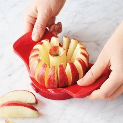 Redsky Plastic & Stainless Steel (Red) Apple Slicer