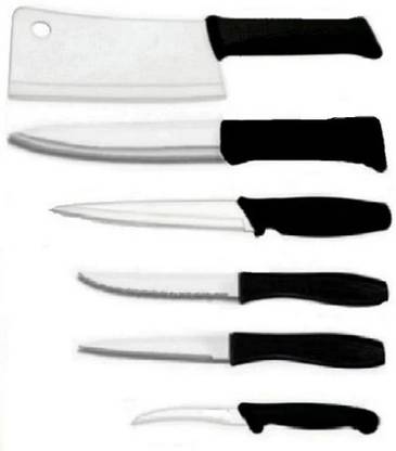 JD ENTERPRISE 6 Pc Stainless Steel Knife Set Knife Set Stainless steel of 6 Knife Set