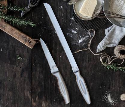 Mohiyo 2 Pc Stainless Steel Knife Set Set of Two Bread Knife