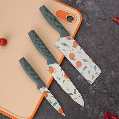 Tazomi 3 Pc Stainless Steel Knife Set Professional Kitchen Knife Set /Chef Knife With Non-Slip Handle Sharp
