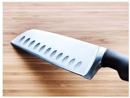 IKEA 1 Pc Stainless Steel Knife Vegetable Knife, Black, 16 cm (6 Inches) stainless Steel
