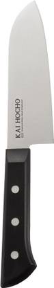 Kai 1 Pc Stainless Steel Knife Gift Box Hocho Premium Santoku Japanese Knife, 6.7 Inch. Blade,