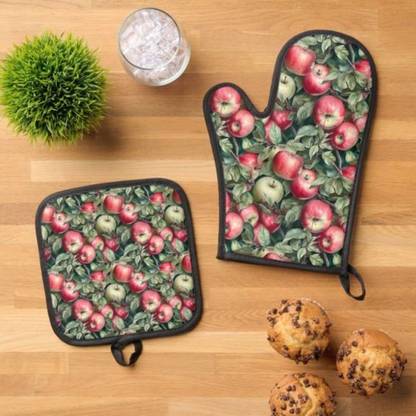 Suraj Enterprises Multicolor Cotton Kitchen Linen Set