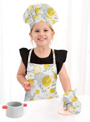 OASIS Yellow Cotton Kitchen Linen Set