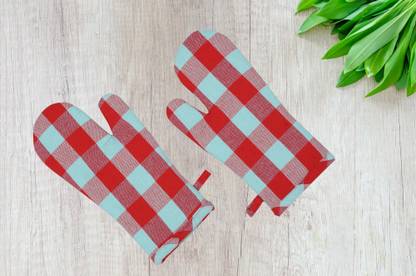 CRAZYWEAVES Multicolor Cotton Kitchen Linen Set