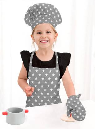 OASIS Grey Cotton Kitchen Linen Set