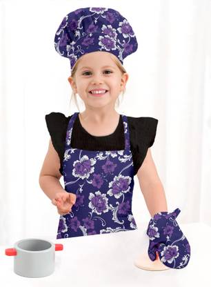 OASIS Purple Cotton Kitchen Linen Set