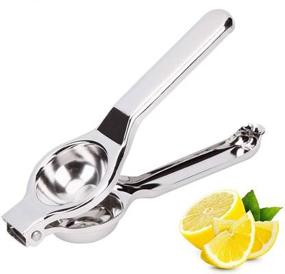 WHALECRAFT Steel Lemon Squeezer Stainless Steel, Citrus Press with Bottle Opener, lime Squeezer Hand Juicer