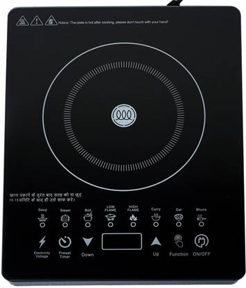 Etzin 2000 W Induction Cooktop Touch Panel