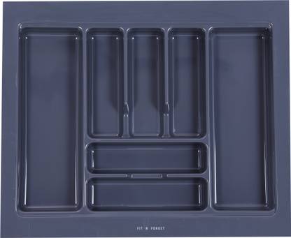 FIT N FORGET Cutlery Kitchen Rack Plastic 25x21 INCH PVC CUTLERY TRAY