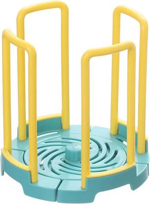 kirfiz Dish Drainer Kitchen Rack Plastic Adjustable Dish Drainer Space Saving Plastic Bowl Storage, Bowl Drain Rack